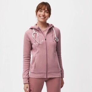 FIGS nearly new women's Mineral Mauve Essential Hoodie - XL / Mineral Mauve